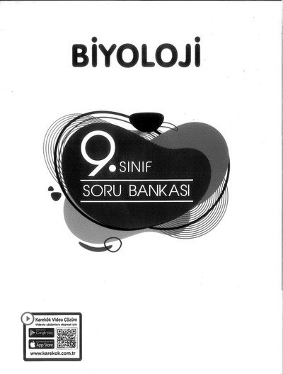 BİYOLOJİ SORU BANKASI ANKA Fotokopi