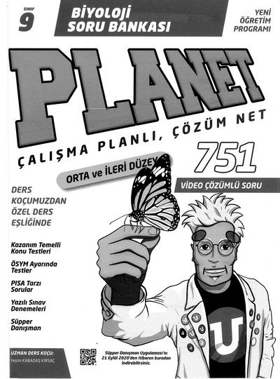 BİYOLOJİ SORU BANKASI PLANET ÇALIŞMA PLANLI ÇÖZÜM NET ANKA Fotokopi