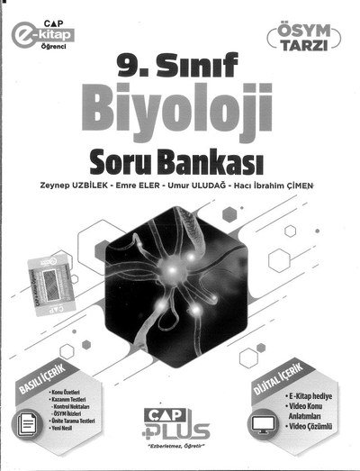 BİYOLOJİ SORU BANKASI ÖSYM TARZI ANKA Fotokopi
