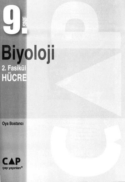 BİYOLOJİ 2. FASİKÜL HÜCRE YAPISI ANKA Fotokopi