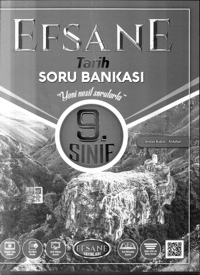 EFSANE TARİH SORU BANKASI YENİ NESİL SORULARLA ANKA Fotokopi