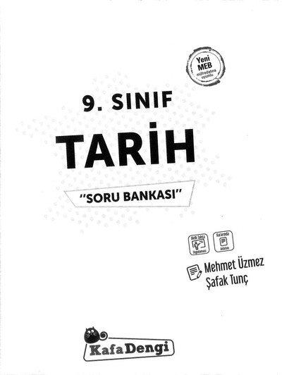 TARİH SORU BANKASI KAFADENGİ ANKA Fotokopi
