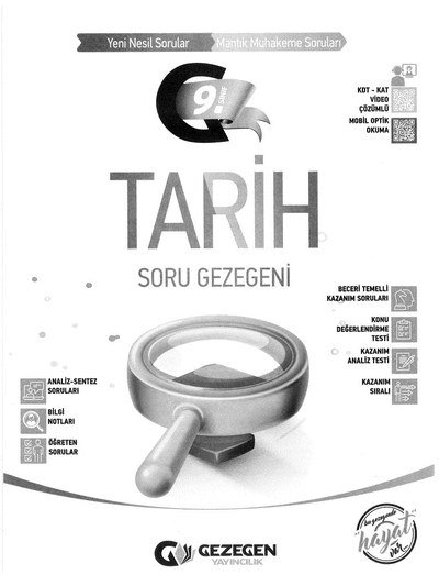 TARİH SORU GEZEGENİ YENİ NESİL SORULAR ANKA Fotokopi