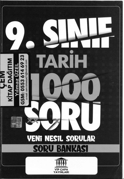 TARİH 1000 SORU YENİ NESİL SORULAR SORU BANKASI ANKA Fotokopi