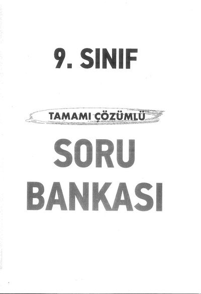 TAMAMI ÇÖZÜMLÜ SORU BANKASI ANKA Fotokopi