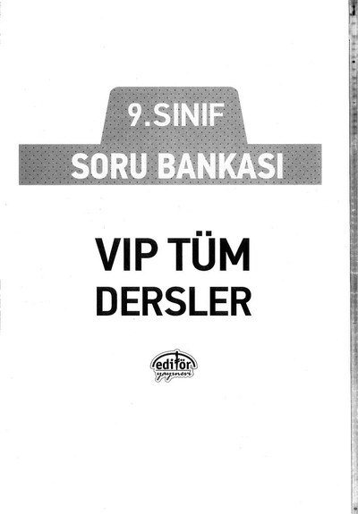 SORU BANKASI VİP TÜM DERSLER ANKA Fotokopi
