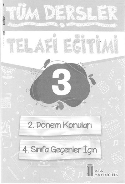 TÜM DERSLER TELAFİ EĞİTİMİ ANKA Fotokopi