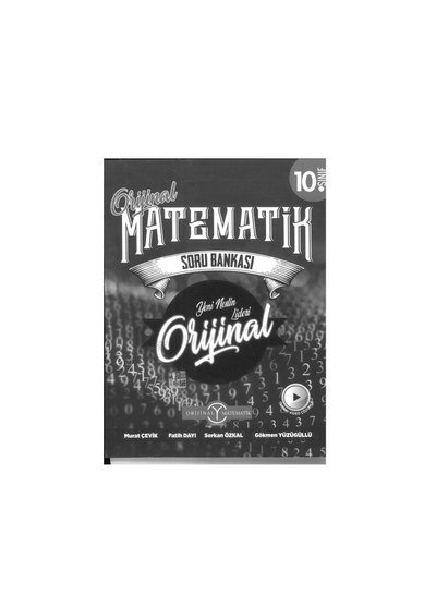 MATEMATİK SORU BANKASI ORİJİNAL YENİ NESİL LİDERİ ANKA Fotokopi