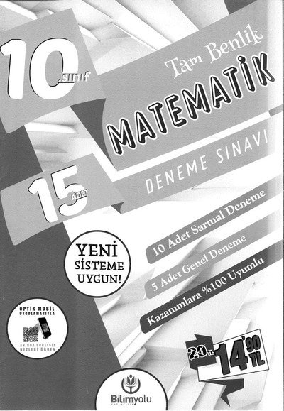 TAM BENLİK MATEMATİK DENEME SINAVI 15 ADET ANKA Fotokopi