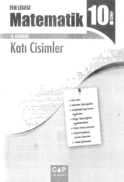 MATEMATİK 6. FASİKÜL KATI CİSİMLER