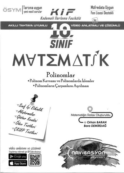 MATEMATİK POLİNOMLAR ANKA Fotokopi