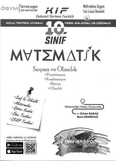 MATEMATİK SAYMA VE OLASILIK ANKA Fotokopi