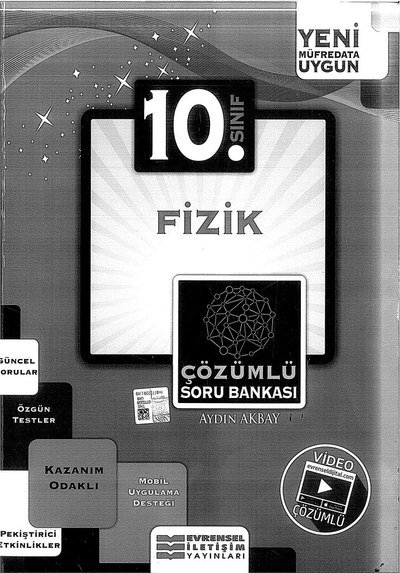 FİZİK SORU BANKASI YENİ MÜFREDATA UYGUN ANKA Fotokopi