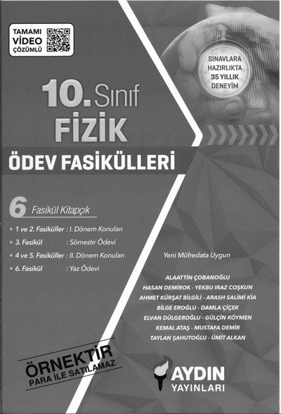 FİZİK ÖDEV FASİKÜLLERİ ANKA Fotokopi