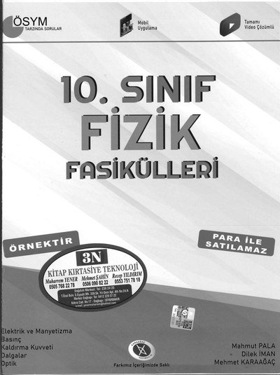 FİZİK FASİKÜLLERİ ANKA Fotokopi