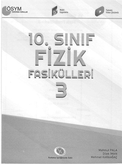 FİZİK FASİKÜLLERİ 3 ANKA Fotokopi