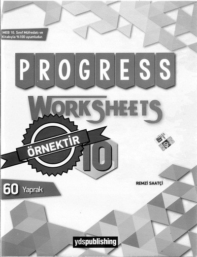 PROGRESS WORKSHEETS 60 YAPRAK ANKA Fotokopi