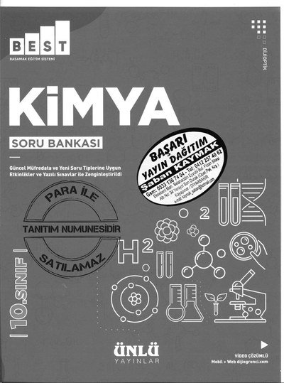 KİMYA SORU BANKASI