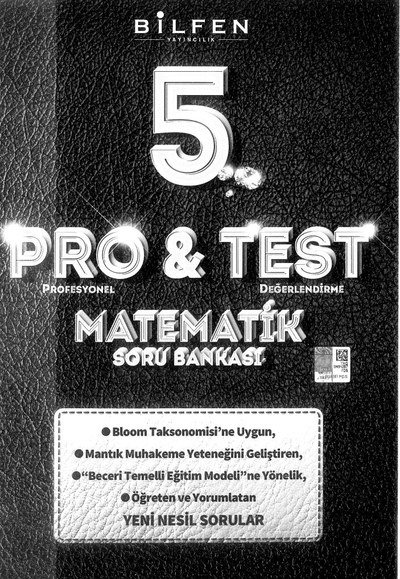PRO & TEST MATEMATİK SORU BANKASI ANKA Fotokopi