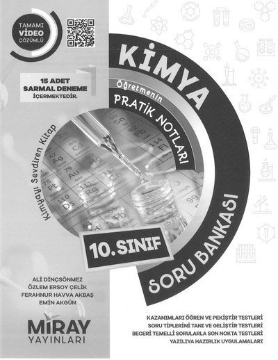 KİMYA ÖĞRETMENİN PRATİK NOTLARI SORU BANKASI ANKA Fotokopi