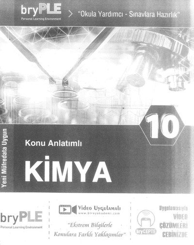 KONU ANLATIMLI KİMYA