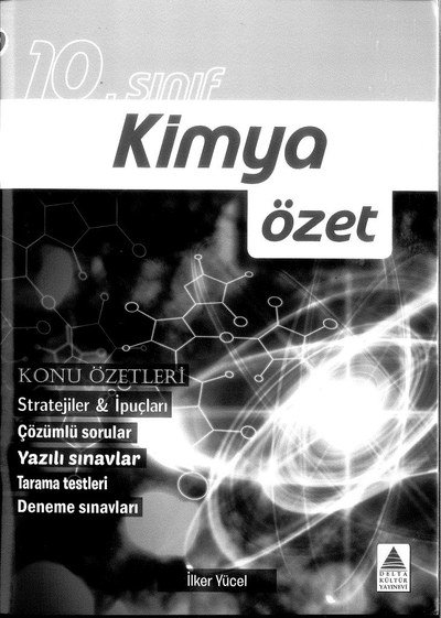 KİMYA ÖZET KONU ÖZETLİ ANKA Fotokopi