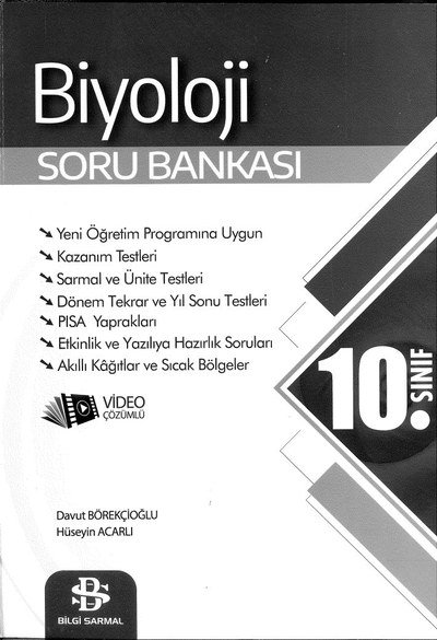 BİYOLOJİ SORU BANKASI ANKA Fotokopi