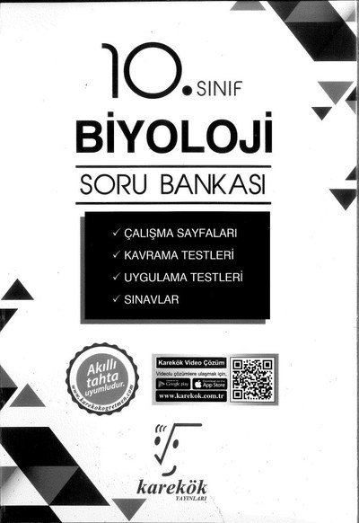 BİYOLOJİ SORU BANKASI ANKA Fotokopi