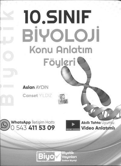 BİYOLOJİ KONU ANLATIM FÖYLERİ ANKA Fotokopi