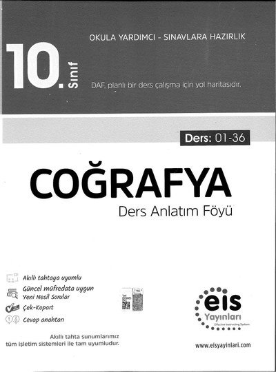 COĞRAFYA DERS ANLATIM FÖYÜ OKULA YARDIMCI SINAVLARA HAZIRLIK