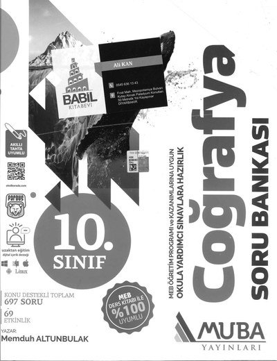 COĞRAFYA SORU BANKASI ANKA Fotokopi