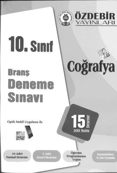 BRANŞ DENEME SINAVI COĞRAFYA 15 DENEME 300 SORU ANKA Fotokopi