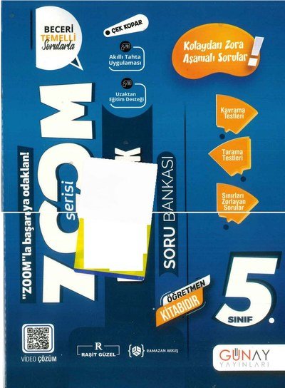 ZOOM SERİSİ MATEMATİK SORU BANKASI ANKA Fotokopi