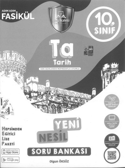 TA TARİH YENİ NESİL SORU BANKASI ADIM ADIM FASİKÜL ANKA Fotokopi