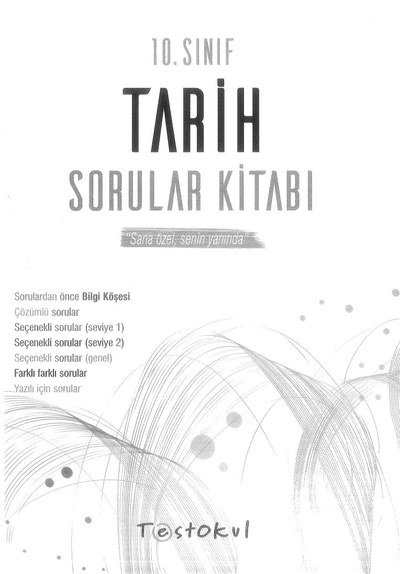 TARİH SORULAR KİTABI ANKA Fotokopi