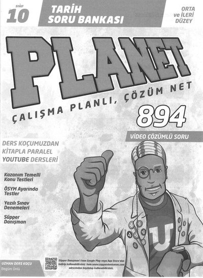 TARİH SORU BANKASI PLANET ÇALIŞMA PLANLI ÇÖZÜM NET ANKA Fotokopi