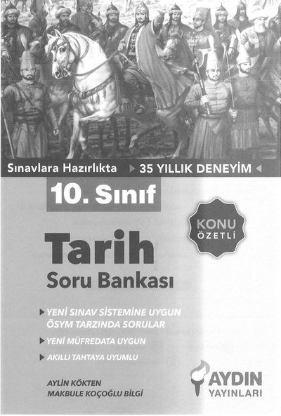 TARİH SORU BANKASI KONU ÖZETLİ ANKA Fotokopi