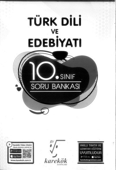 TÜRK DİLİ VE EDEBİYATI SORU BANKASI