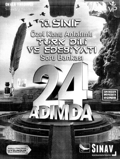 ÖZEL KONU ANLATIMLI TÜRK DİLİ VE EDEBİYATI SORU BANKASI 24 ADIMDA ANKA Fotokopi