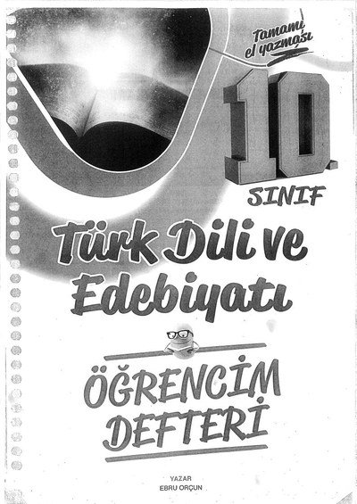 TÜRK DİLİ VE EDEBİYATI ÖĞRENCİM DEFTERİ