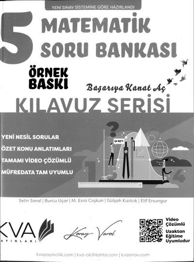 MATEMATİK SORU BANKASI ANKA Fotokopi