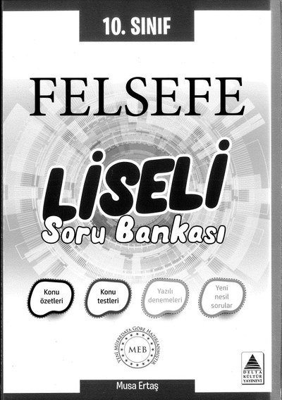 FELSEFE LİSELİ SORU BANKASI ANKA Fotokopi