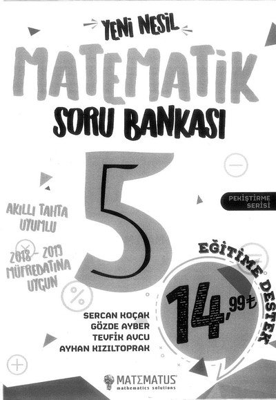 MATEMATİK SORU BANKASI ANKA Fotokopi