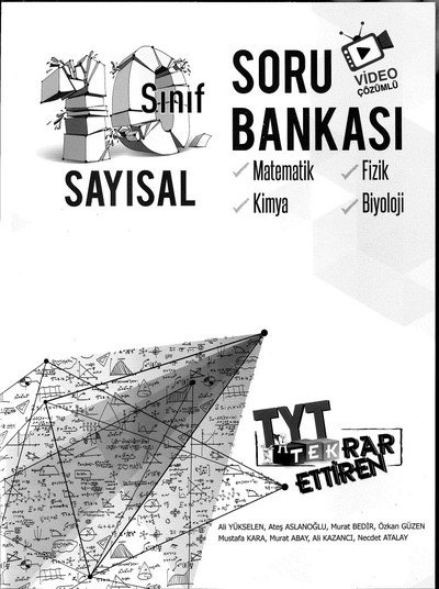 SAYISAL SORU BANKASI TYT TEKRAR ETTİREN VİDEO ÇÖZÜMLÜ ANKA Fotokopi