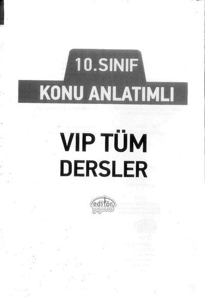 KONU ANLATIMLI VİP TÜM DERSLER ANKA Fotokopi