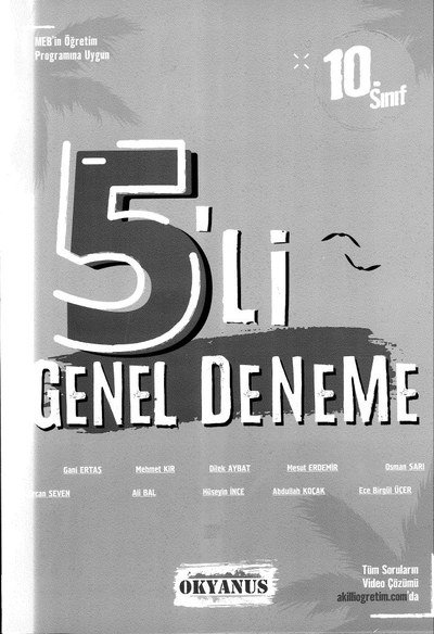 5'Lİ DENEME GENEL DENEME ANKA Fotokopi