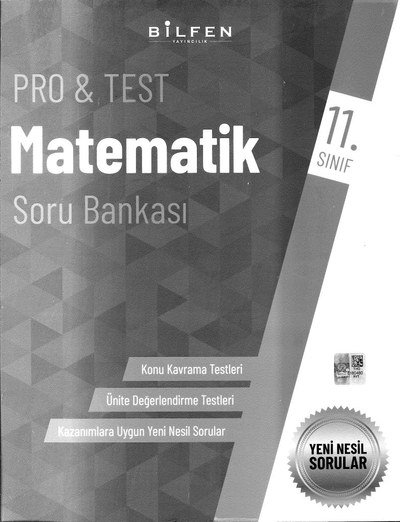 PRO & TEST MATEMATİK SORU BANKASI ANKA Fotokopi