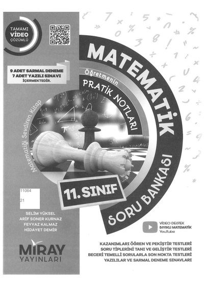 MATEMATİK ÖĞRETMENİN PRATİK NOTLARI SORU BANKASI ANKA Fotokopi