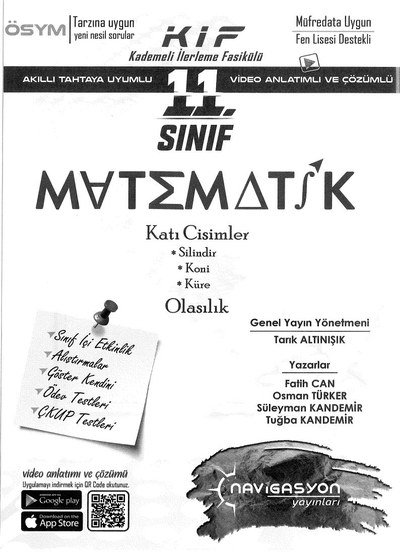 MATEMATİK KATI CİSİMLER OLASILIK ANKA Fotokopi