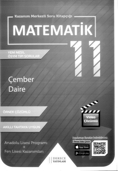 MATEMATİK YENİ NESİL SORULAR ÇEMBER DAİRE